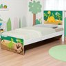 Cama Solteiro Infantil Dinossauro Jurássico Mdf/mdp Aventura Resistente - 1