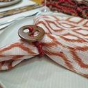 Ver imagem 6 de Kit 6 Porta Guardanapos Biojoias Artesanal Babaçu Açaí da Amazonia