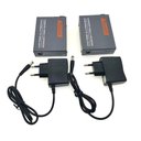 Ver imagem 1 de Três Pares Conversor Mídia Gigabit Par A+b Fibra Óptica 20km