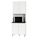 Ver imagem 1 de Paneleiro Duplo 4 Portas 80cm Evidence Branco Poliman