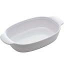 Ver imagem 4 de Kit 5 Travessas para Servir de Melamina Branca 23cm com Alças para Restaurantes Casa Milão Lyor