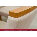 Ver imagem 6 de Conjunto: Mesa Sala Jantar Yara Sc79 Tampo Madeirado C/ Vidro Canto Curvo 160x90cm e 6 Cadeiras Vita