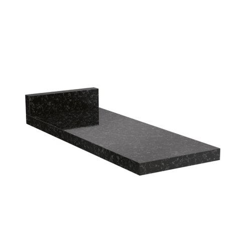 Tampo para Balcão de Cozinha 20cm B646 Kappesberg - Preto Brilho