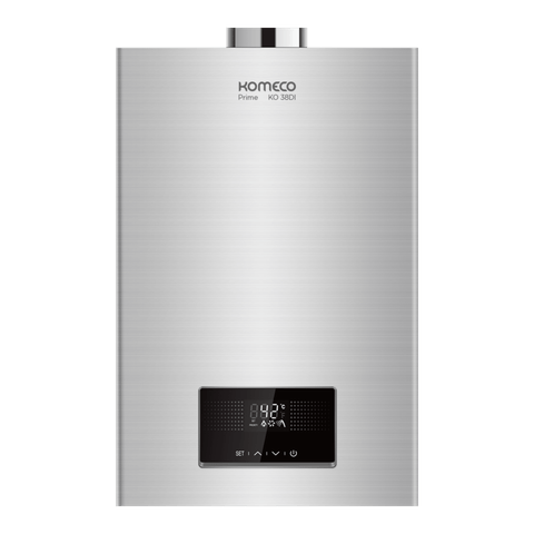 Aquecedor de Água a Gás Komeco Ko 38 Di Prime Wi-fi 38 Litros Inox Digital Bivolt Gás Gn