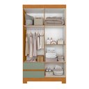 Ver imagem 7 de Conjunto Quarto Infantil Completo Olimpia Verde/Cinamomo/Salvia