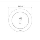 Ver imagem 2 de Ralo Click Redonda 10cm Inox 304 Preto - Meber