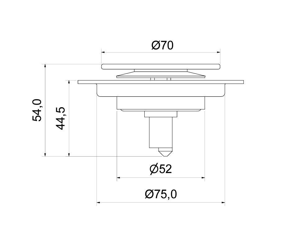 Ralo Click Redonda 10cm Inox 304 Preto - Meber - 3