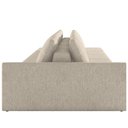 Ver imagem 7 de Sofá Ilha Modular para Sala 312cm com Puff Dublin K01 Linho Bege - Lyam Decor