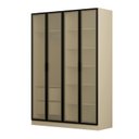 Ver imagem 4 de Guarda-roupa 4 Portas Reflecta 100% Mdf Orion CabeCasa MadeiraOriginals