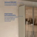 Ver imagem 6 de Guarda-roupa 4 Portas Reflecta 100% Mdf Orion CabeCasa MadeiraOriginals