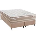 Ver imagem 1 de Conjunto Box Queen: Colchão Molas Herval Maxspring Angres + Base Crc Suede Clean (158x198)