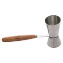 Ver imagem 2 de Dosador P/ Bebidas Duplo 25ml 50ml Bar Drink Barman Bartender Gin Vodca Caipirinha Dose Whisky Clink