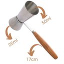 Ver imagem 5 de Dosador P/ Bebidas Duplo 25ml 50ml Bar Drink Barman Bartender Gin Vodca Caipirinha Dose Whisky Clink