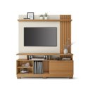 Ver imagem 7 de Home Theater Estante p/ TV até 55" Artheo HB Móveis - Cinamono/Off White