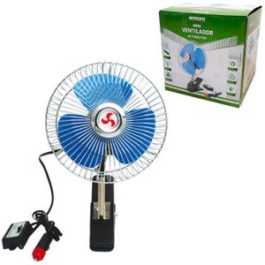 Ventilador Automotivo 12v com Garra 6 Pol