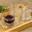 Ver imagem 6 de Xícarasde Chá com Pires Little Bee Abelha Colmeia Mel Cristal Ecológico 200ml Lyor