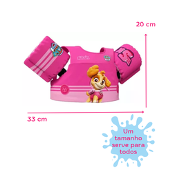 Boia Infantil Patrulha Canina Skye – Nash, Flutuador Seguro para Crianças - 6