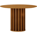Ver imagem 3 de Mesa Redonda Mdf sem Vidro 1,08m 4 Cadeiras Flora Leifer
