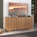 Ver imagem 2 de Rack para Tv até 32 Polegadas com 3 Portas Multimóveis Mp1068 Rustic/natural