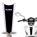 Ver imagem 1 de Adesivo Faixa Gravata Tanque Moto Cg 160 125 Titan Fan Teu Adesivo 125 Preto Azul