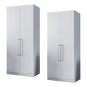 Ver imagem 1 de Kit 02 Armários Multiuso Grande 1,82m com 2 Portas e 5 Prateleiras Rimo
