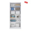 Ver imagem 3 de Kit 02 Armários Multiuso Grande 1,82m com 2 Portas e 5 Prateleiras Rimo