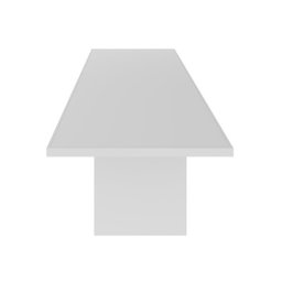 Kit 7 Peças com Uma Mesa de Reunião e 6 Cadeiras de Escritório Tela Mesh Espresso Móveis - 5