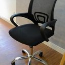 Ver mais imagens de Kit 7 Peças com Uma Mesa de Reunião e 6 Cadeiras de Escritório Tela Mesh Espresso Móveis