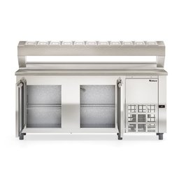 Balcão Refrigerado Condimentaria GBPZ-200 AI - Aço Inox 0 a +7°C - Gelopar 220V - 2