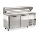 Ver imagem 1 de Balcão Refrigerado Condimentaria GBPZ-200 AI - Aço Inox 0 a +7°C - Gelopar 220V
