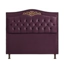 Ver imagem 6 de Conjunto Cabeceira e Calçadeira Holanda 195 Cm Luxor Roxo Speciale Home