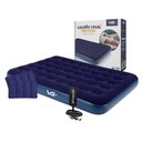 Ver imagem 1 de Colchão Casal Inflável + Bomba de Ar + 2 Travesseiros Vg Plus
