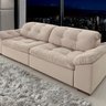 Sofá Retrátil e Reclinável 2 Lugares 220 Cm Pérola Veludo - 1
