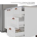 Ver imagem 7 de Balcão 2 Portas 3 Gavetas 120 Cm Pérola Yescasa