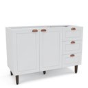 Ver imagem 3 de Balcão 2 Portas 3 Gavetas 120 Cm Pérola Yescasa