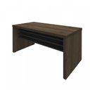 Ver imagem 5 de Conjunto 3 Peças com Mesa Tamburato 1600, de Apoio e Armário Multiuso com Nicho Charuto Preto Marrom Artany