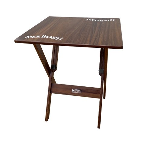 Mesa Dobrável 70x70 Madeira Personalizada Jack Imbuia - Tarimatã