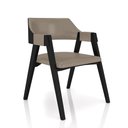 Ver imagem 3 de Conjunto Mesa de Jogos Carteado Bellagio Tampo Reversível e 4 Cadeiras Madeira Poker Base Cone Pu Nu