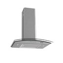 Ver imagem 1 de Coifa de Parede Vidro Curvo Clean Kromanox 4 e 5 Bocas 60cm - Fogatti