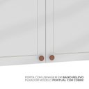 Ver imagem 6 de Armário Aéreo 3 Portas 120 Cm Pérola Yescasa