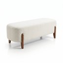 Ver imagem 6 de Recamier Puff 140 cm Royale Bouclê B05 - D'Rossi