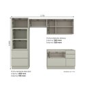 Ver imagem 4 de Cozinha Compacta 4 Peças 100% MDF Fineze Henn Areio