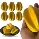 Ver imagem 3 de 18 Frutas Artificiais Carambola Realistas para Decoração de Festas Tropical e Exposição Gastronômica