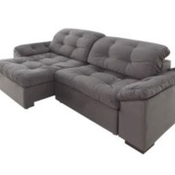 Sofá Retrátil e Reclinável 2 Lugares 220 Cm Pérola Veludo - 2