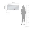 Ver imagem 5 de Armário Aéreo 1 Porta Basculante Pérola Yescasa