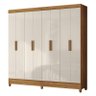 Guarda Roupa Casal Marajó 8 Portas Freijó Off White – Moval - 1