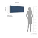 Ver imagem 5 de Armário Aéreo 1 Porta Basculante Pérola Yescasa