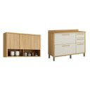 Ver imagem 2 de Cozinha Torino com Balão 3 Portas e Armáreo Aéreo com Nicho