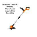 Ver imagem 4 de Aparador de Grama 20v Wokin Tools