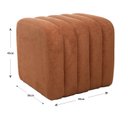 Ver imagem 4 de Puff para Sala de Estar Tube Boucle Marrom Terra